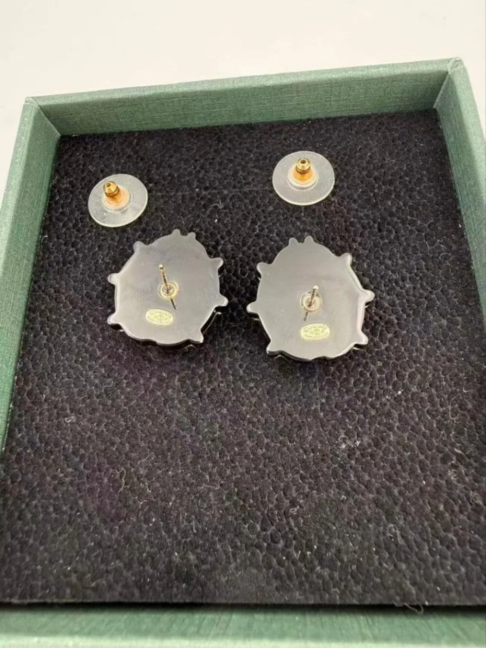 Chanel Ladybug Earrings CC Logo